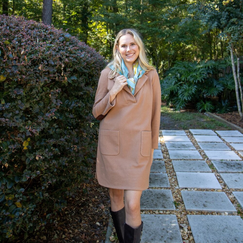 NWT Tuckernuck Camel Emerson Coat Dress Small